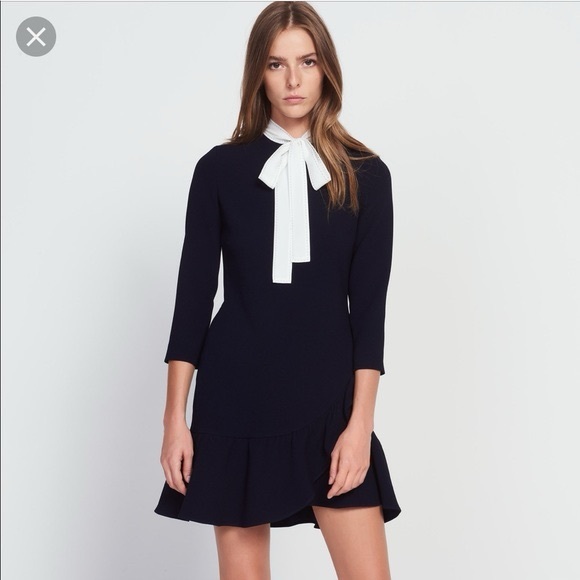 Sandro Ghalia front tie dress NWT - Picture 2 of 13